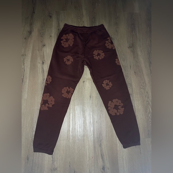 Denim Tears Mono Cotton Wreath ‘Brown’ Sweatpants